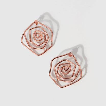 Brinco Rosa Efêmera Rosé