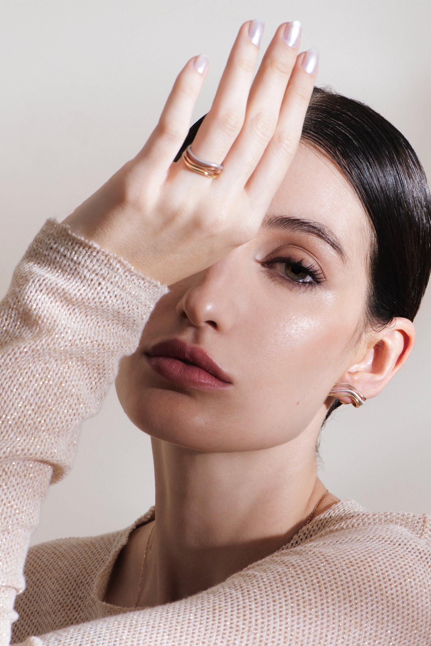 Brinco Concha Camadas