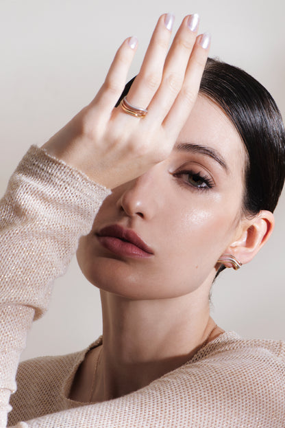 Brinco Concha Camadas