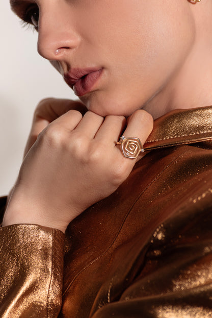 Anel Efêmera Amarelo