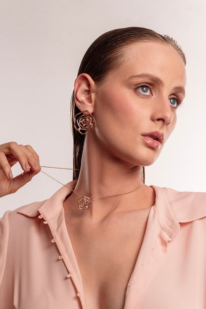 Brinco Rosa Efêmera Rosé